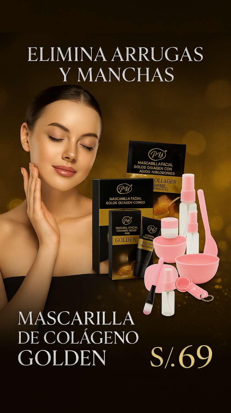 Mascarilla facial Golden